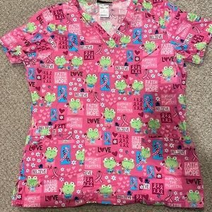 Cherokee women’s scrub shirt.